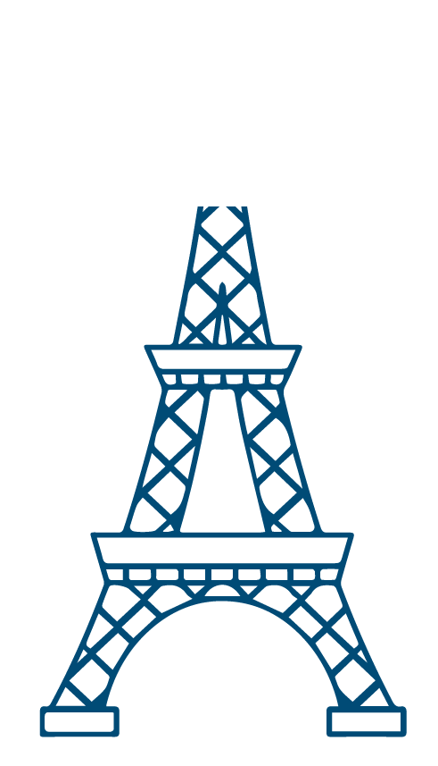 Torre Eiffel incompleta representando el nivel Ado 3